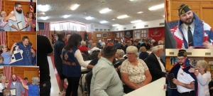 On Sept. 7, Reedsburg VFW Post 1916 held its annual appreciation night and Quilts of Valor presentation. In all, 27 veterans were presented with quilts. Pizza Ranch in Reedsburg catered the gathering. (Submitted photo)