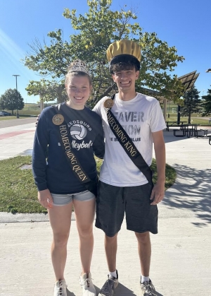 Reedsburg Area High School celebrated Homecoming last week. The King and Queen were Joseph Garstka and Naomi Benish. (Submitted photo)